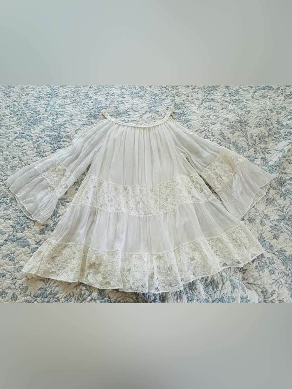 Silk & lace blouse by Angela Mara